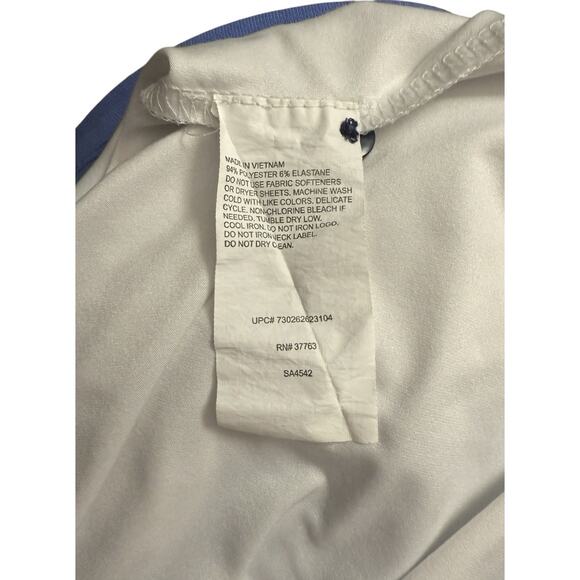 Callaway Men's Short Sleeve Opti-Dry Golf Performance Stretch Polo Navy White XL - Picture 5 of 6